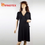 Ladies knitted dress, 95%viscose 5%elastane