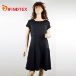 Ladies knitted dress, with jersey and sequins, 95%polyester 5%spandex