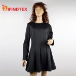 Ladies knitted dress, with scuba knitting fabric