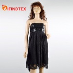 Ladies dress, with lace and sequins