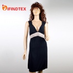 Ladies knitted dress, 95%cotton 5%elastane