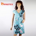 Ladies knitted dress, 100%cotton