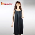 Ladies dress, with chiffon, jersey and beaded embroider 