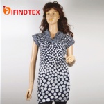Ladies jersey T-shirt, 65%polyester 35%viscose
