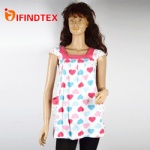 Ladies knitted top, 95%cotton 5%elastane