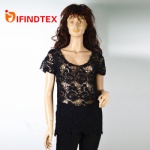 Ladies top, with chemical lace