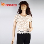 Ladies top, with chemical lace