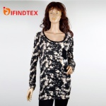 Ladies knitted top, 100%rayon