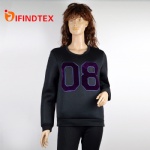 Ladies sandwich pullover, 98%polyester 2%elastane