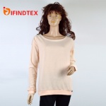 Ladies knitted pullover, 59%viscose 41%polyester