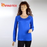 Ladies knitted top, 100%linen