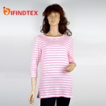 Ladies knitted top, 100%cotton