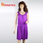Ladies knitted dress, 95%viscose 5%elastane