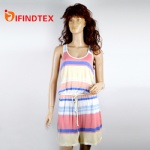Ladies knitted dress, 95%viscose 5%elastane