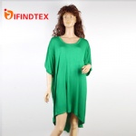 Ladies knitted dress,   front: 95%viscose 5%elastane  back: 95%polyester 5%elastane