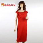 Ladies knitted dress,  72%rayon 24%nylon 4%spandex