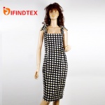 Ladies knitted dress, 95%cotton 5%spandex