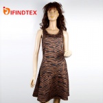 Ladies knitted dress, 95%polyester 5%spandex