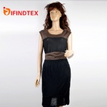 Ladies knitted dress, 100%linen