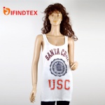 Ladies knitted vest, 50%cotton 50%model