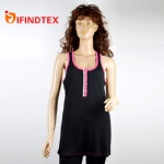 Ladies knitted vest, 100%cotton