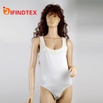 Ladies knitted jumpsuit, with jersey fabric, sequins and embroider