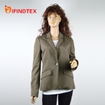 Ladies knitted blazer, with roma fabric