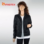 Ladies knitted blazer, with roma fabric