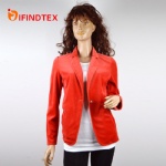 Ladies knitted blazer, with mirco velvet fabric