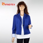 Ladies knitted blazer, with roma fabric
