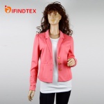 Ladies knitted blazer, with roma fabric