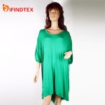Ladies knitted dress, front: 95%viscose 5%elastane  back: 95%polyester 5%elastane