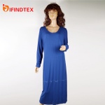 Ladies knitted dress, with jersey fabric