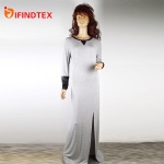 Ladies knitted dress, 95%viscose 5%elastane