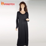 Ladies knitted dress, 95%viscose 5%elastane