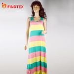 Ladies knitted dress, 95%viscose 5%elastane