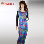 Ladies knitted dress, 95%viscose 5%elastane