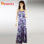 Ladies knitted dress, 95%viscose 5%elastane