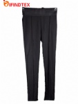 Ladies knitted trousers, 70%polyester 26%viscose 4%elastane