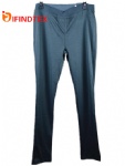 Ladies knitted trousers, 72%polyester 24%viscose 4%spandex