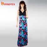 Ladies knitted dress, 95%viscose 5%elastane