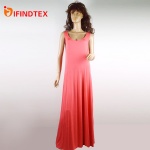 Ladies knitted dress, 95%viscose 5%elastane