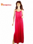 Ladies knitted dress, 95%viscose 5%elastane