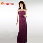 Ladies knitted dress, with mesh and sequins