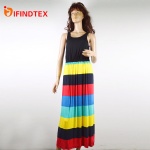 Ladies knitted dress, 95%viscose 5%elastane