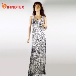 Ladies knitted dress, 95%viscose 5%elastane