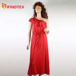 Ladies knitted dress, 95%polyester 5%elastane