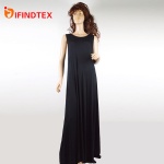 Ladies knitted dress, 95%viscose 5%elastane