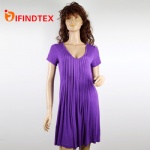 Ladies knitted dress, 95%viscose 5%elastane