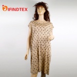 Ladies knitted dress, 100%linen